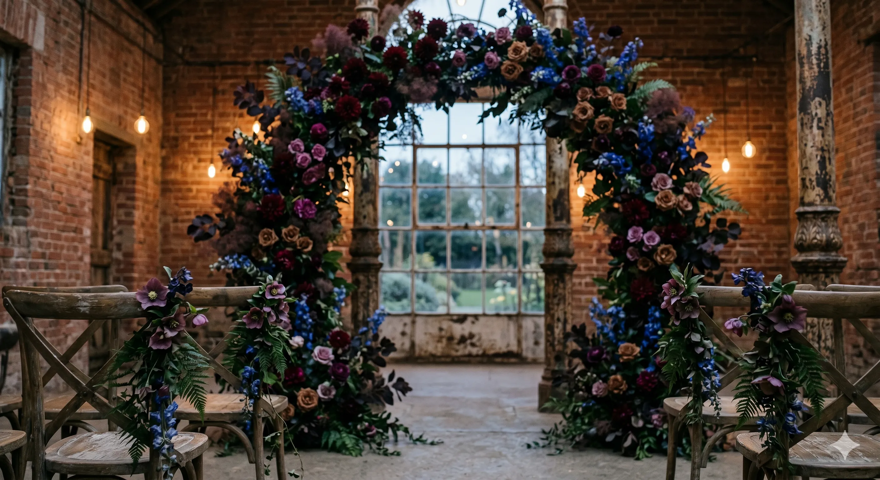 On The Hill Flowers — floral arch arrangement